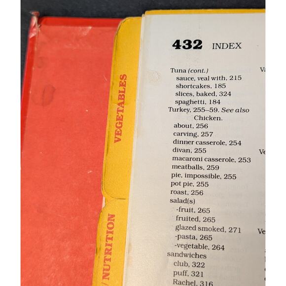 Vtg Betty Crocker's Cookbook New and Revised Binder 1987 2nd Printing Hardcover - Picture 6 of 8